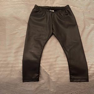 Posh & Cozy faux leather pant